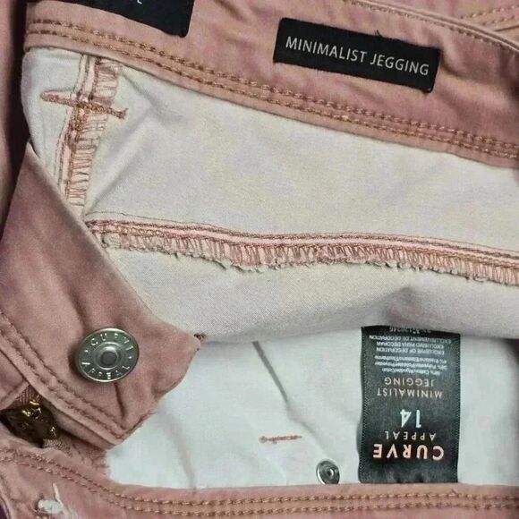 Curve Appeal Minimalist Jegging Size 14 Dusty Rose - Picture 9 of 11